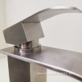 Bathroom Brushed Stainless Steel Taps Basin Faucet